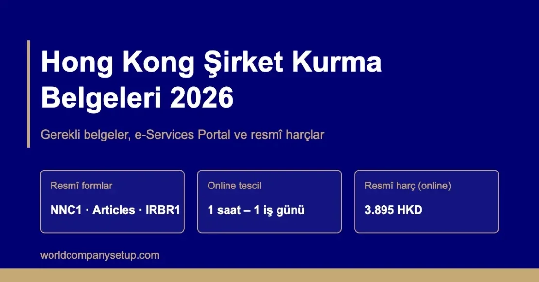 Documents Required to Set Up a Company in Hong Kong and the Online Incorporation Process (2026 Guide) Documents Required to Set Up a Company in Hong Kong and the Online Incorporation Process (2026 Guide)